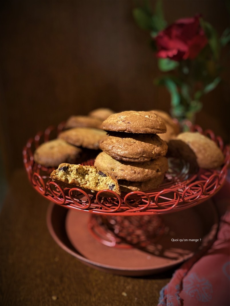 Cookies aux pépites de chocolat et noix de pécan