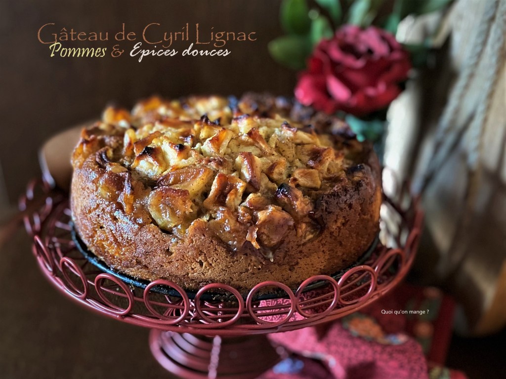 Gâteau aux pommes et épices douces de Cyril&nbsp;Lignac