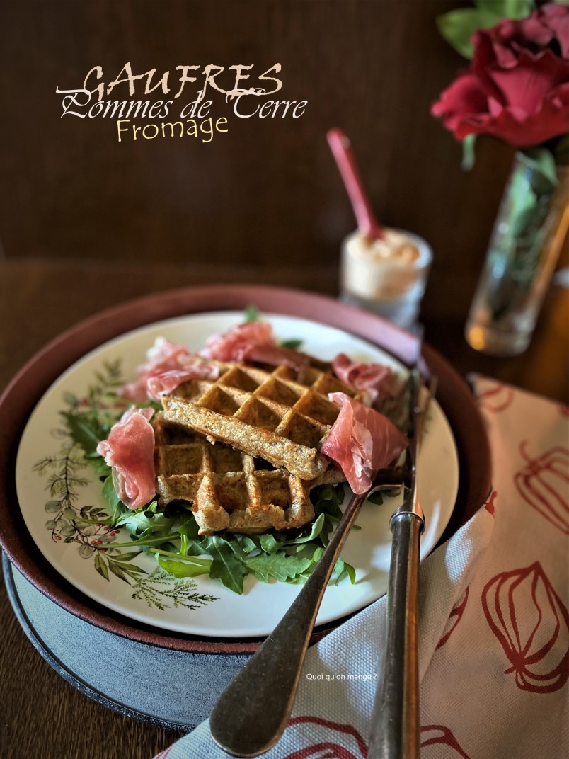 Gaufres de pommes de terre au fromage