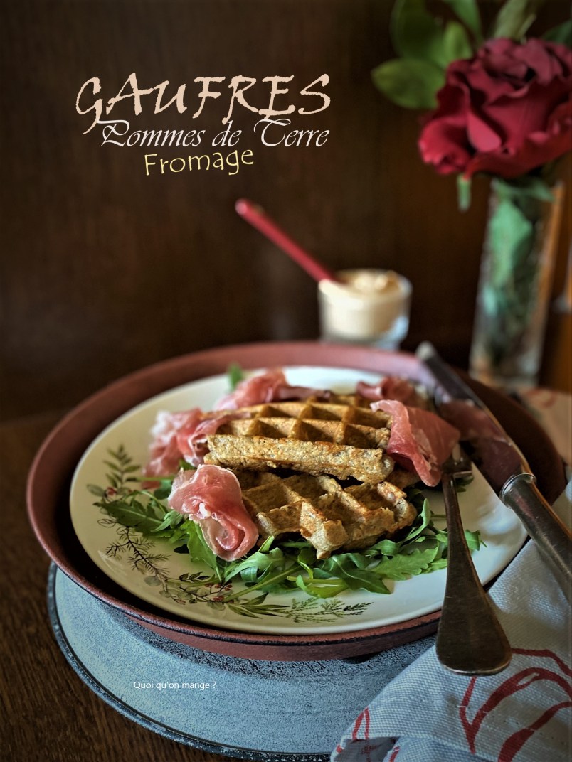 Gaufres de pommes de terre au fromage