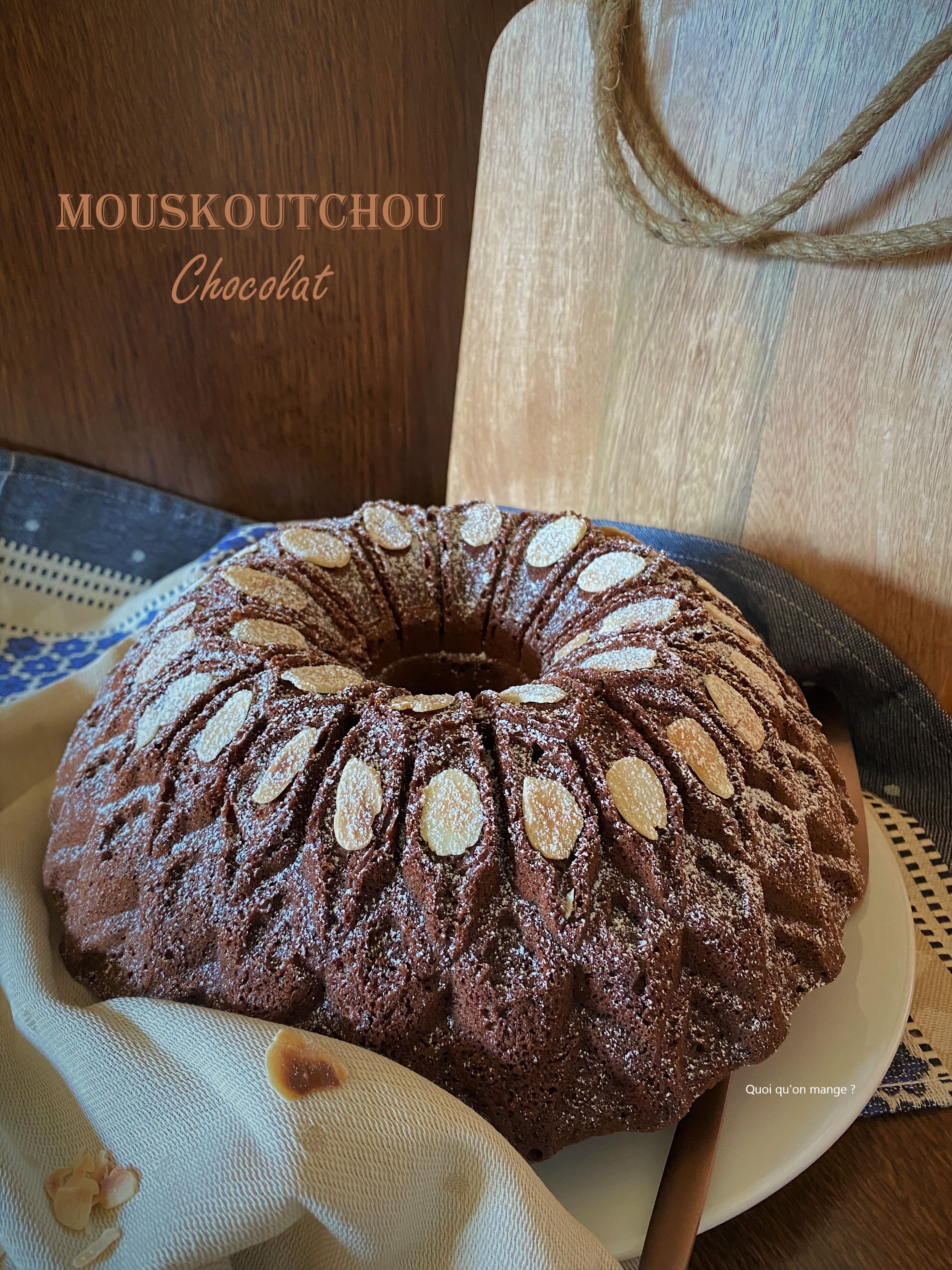 Mouskoutchou délicieusement chocolat