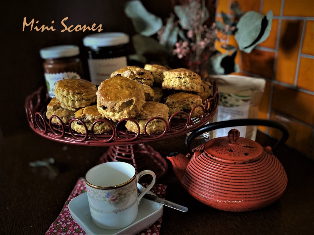 Mini scones anglais à croquer en deux&nbsp;bouchées