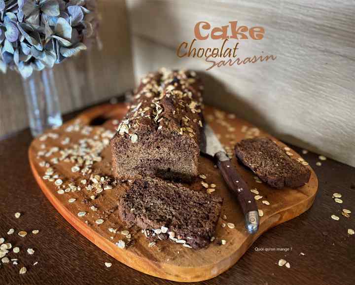 Cake façon marbré – farine de sarrasin – chocolat {sans&nbsp;gluten}