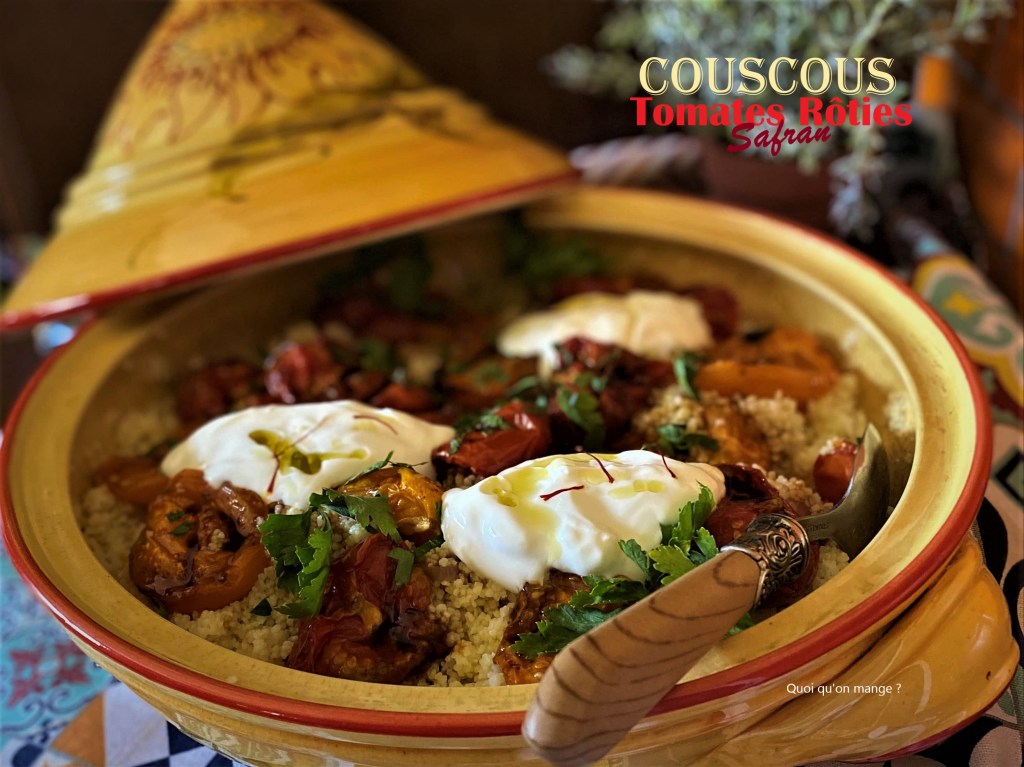 Couscous aux tomates séchées au four – inspiration Yotam&nbsp;Ottolenghi