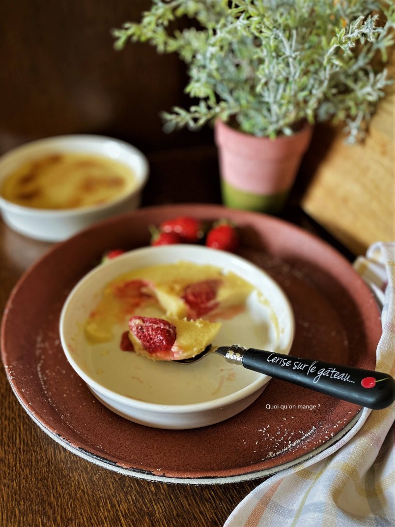 Cuajada au yaourt avec des fraises dedans