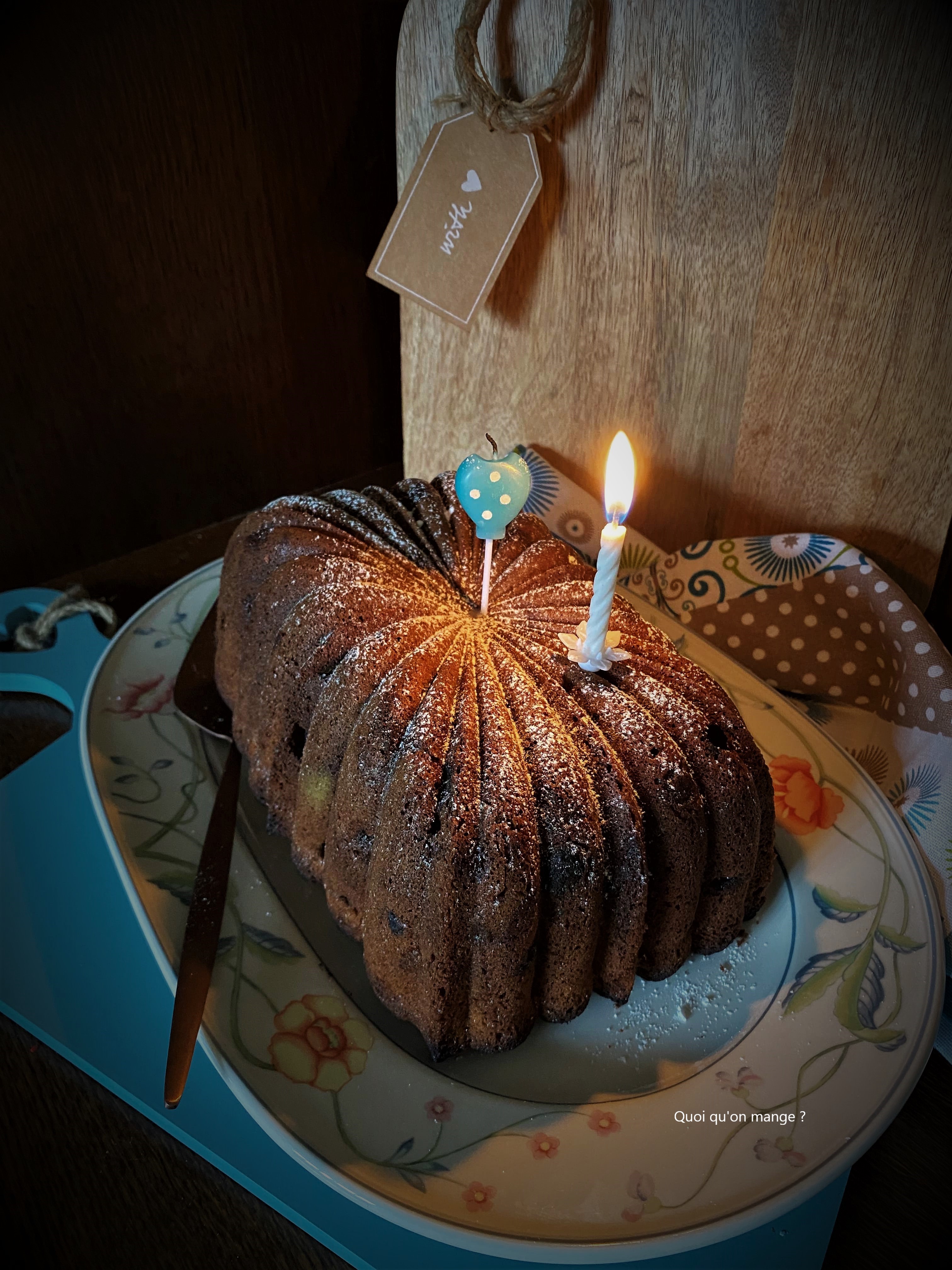 Gâteau de fêtes aux fruits confits