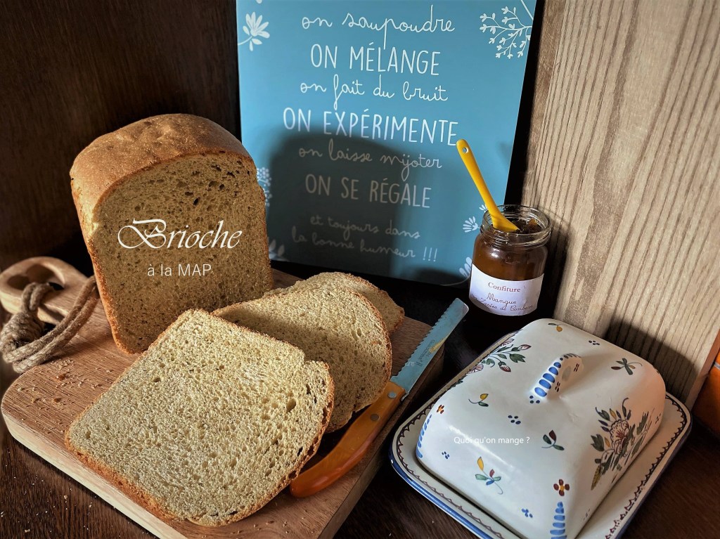 Brioche à la MAP – Machine à Pain – au bon goût de&nbsp;sarrasin