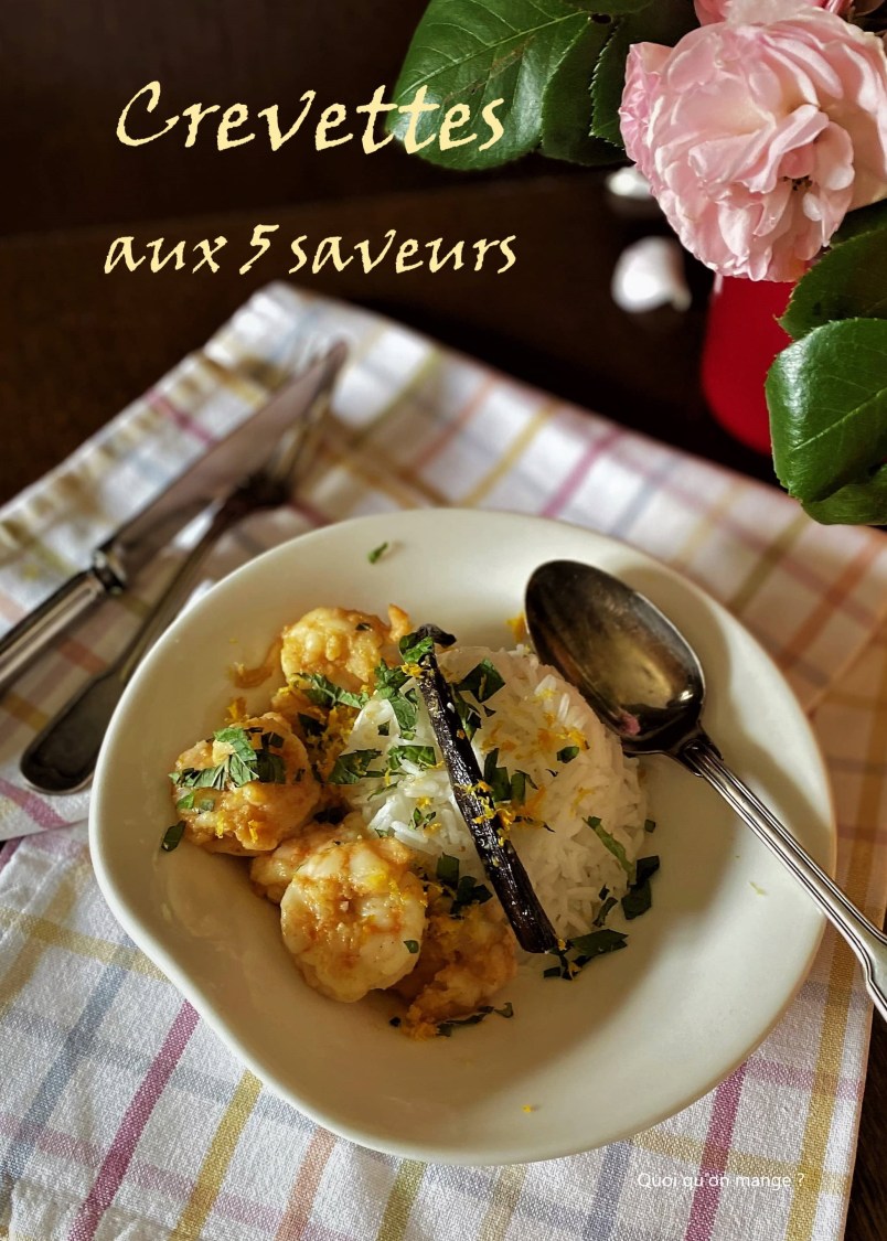 Crevettes aux 5 saveurs