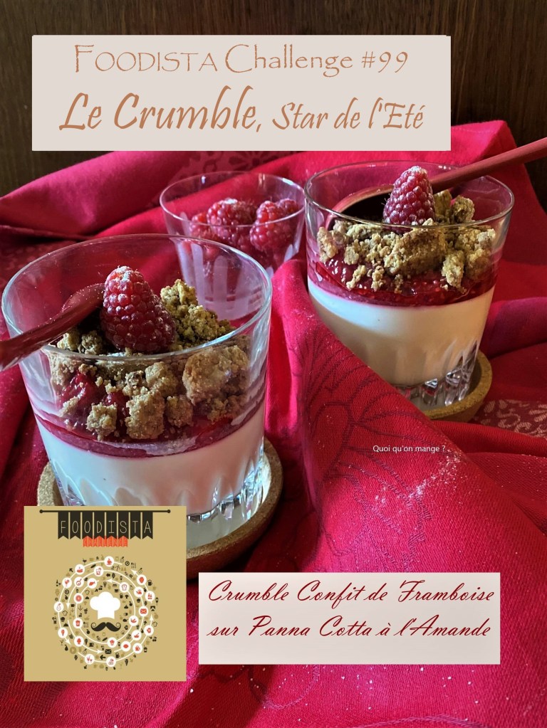 Foodista Challenge #99, Le Crumble Star de l'Eté
