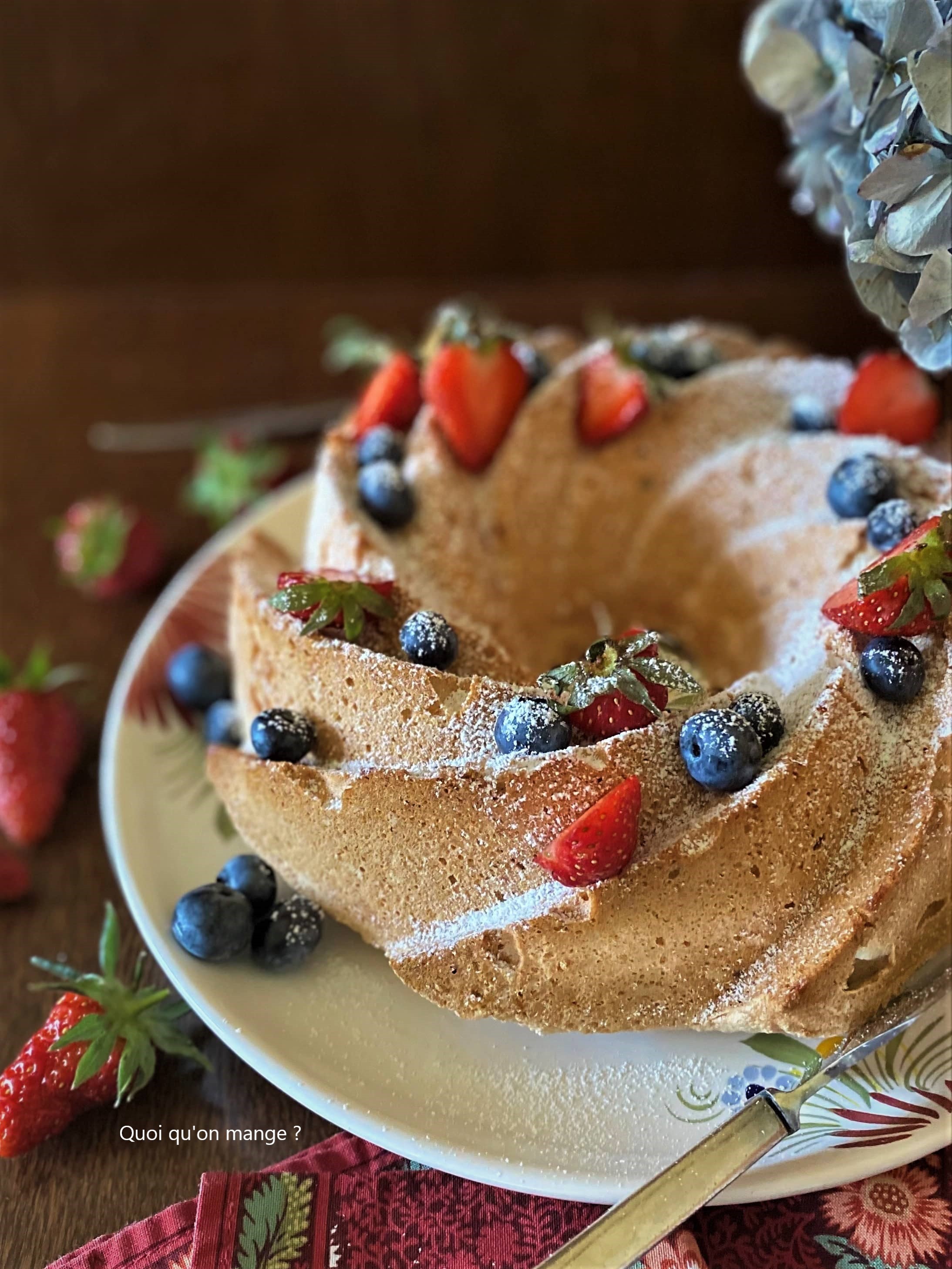 Gâteau aux blancs d'œufs, comme un Angel Cake