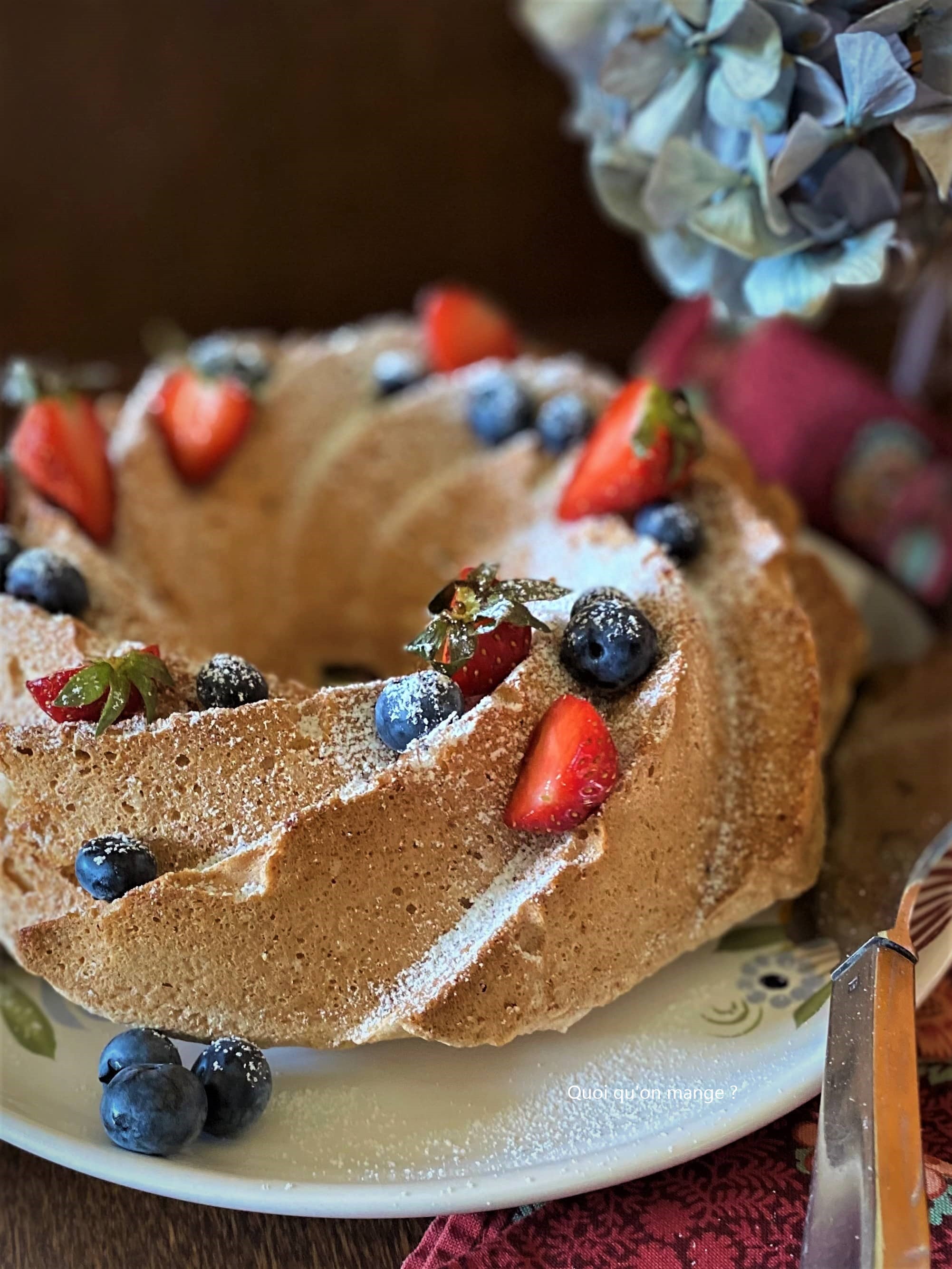 Gâteau aux blancs d'œufs, comme un Angel Cake