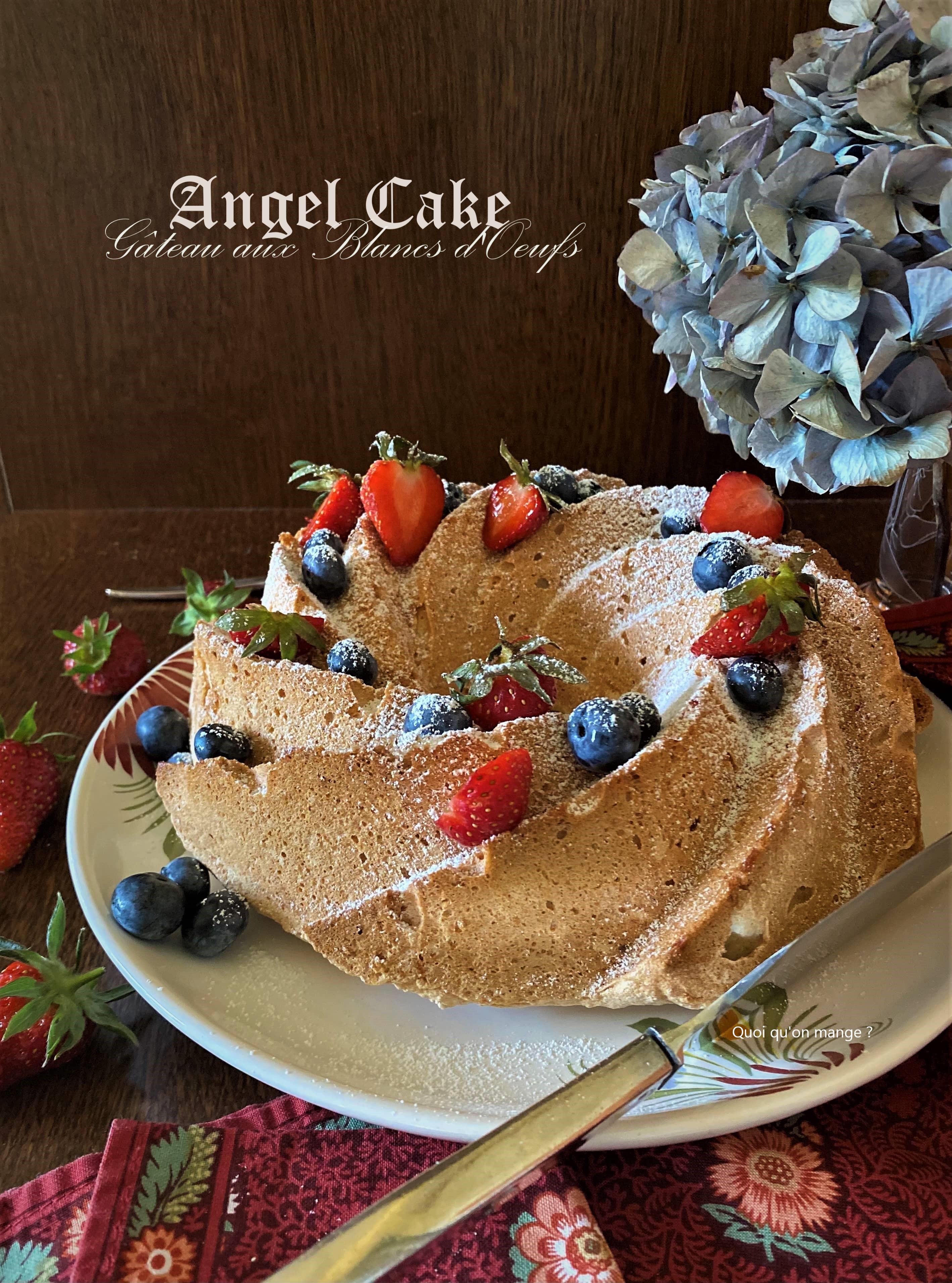 Gâteau aux blancs d'œufs, comme un Angel Cake
