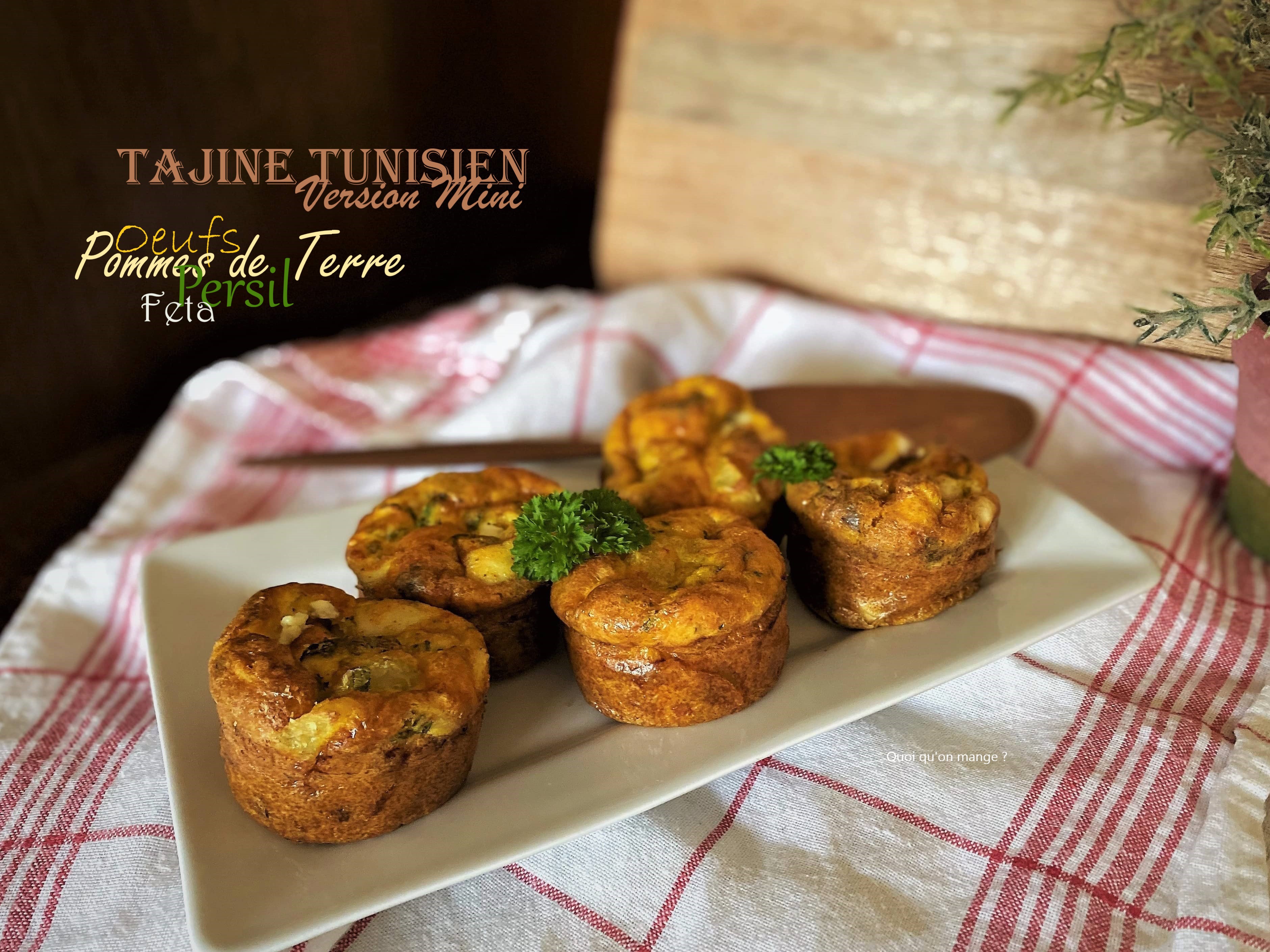 Tajine tunisien version mini pour un délicieux&nbsp;pique-nique