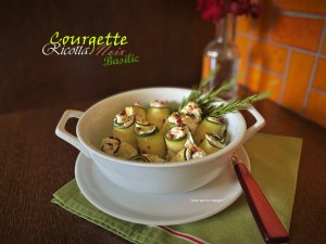 Petits farcis de courgette à la ricotta et aux&nbsp;noix