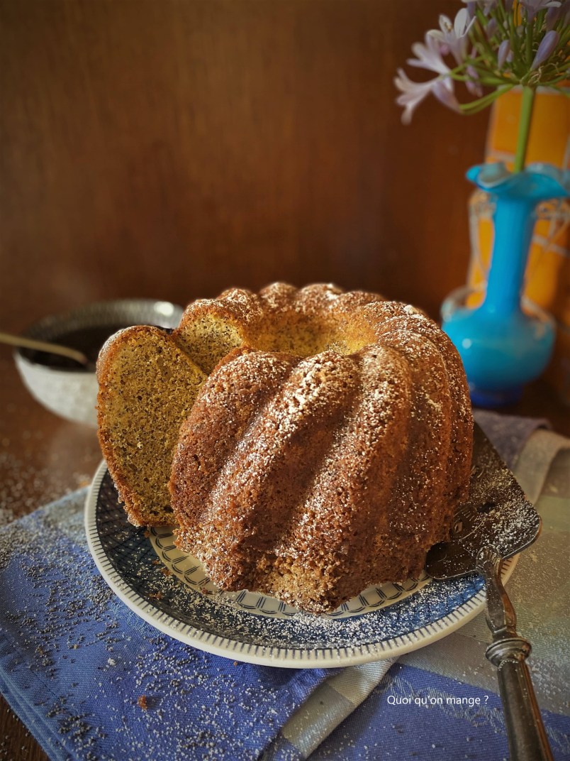 Babka traditionnelle au pavot imbibée au citron