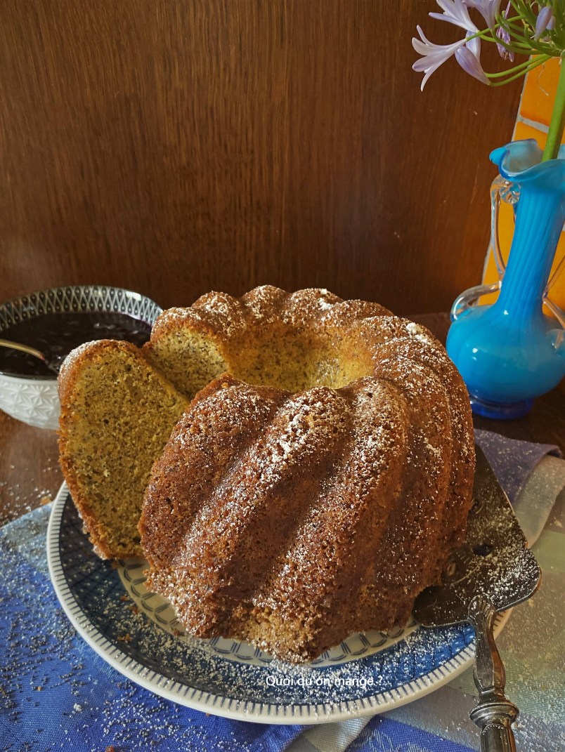 Babka traditionnelle au pavot imbibée au citron