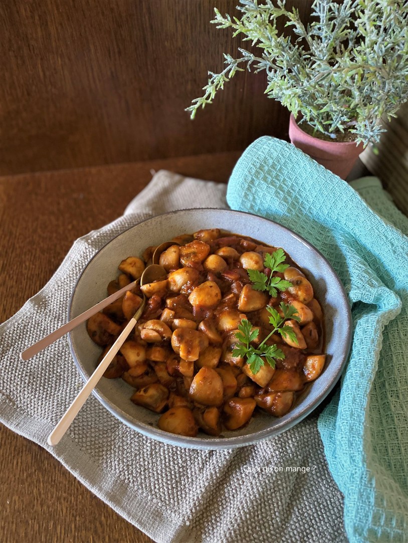 Champignons de Paris à la Grecque