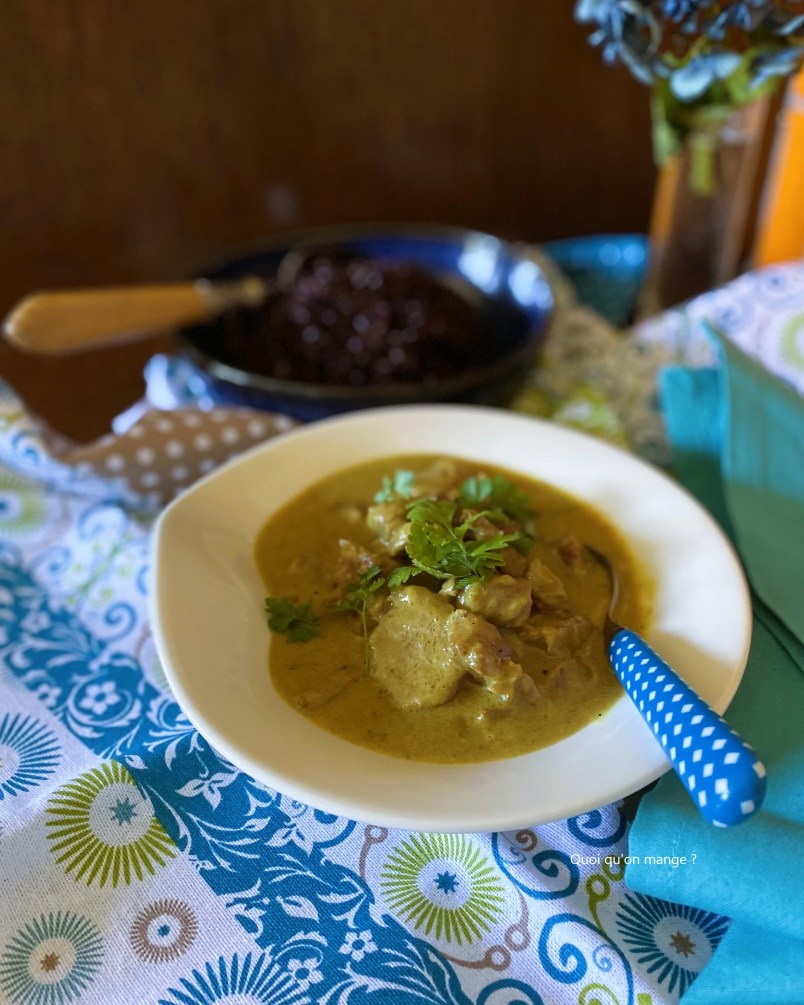 Curry d'agneau Ă l'indienne