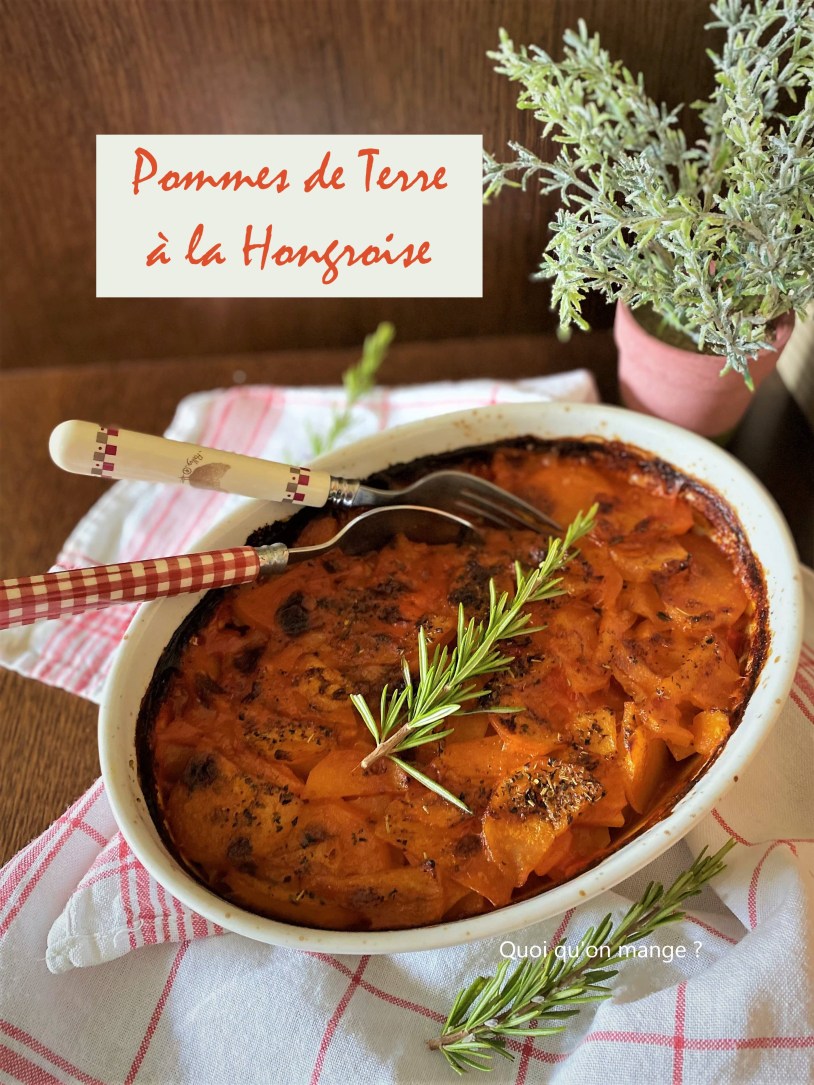Gratin de pommes de terre à la hongroise