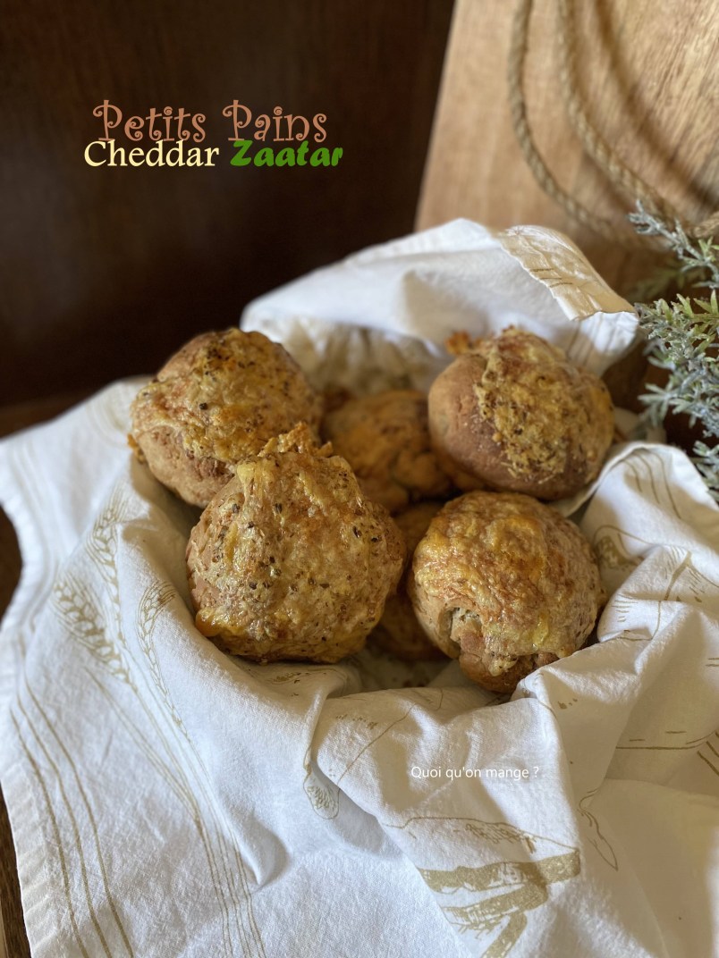 Petits Pains au Cheddar et Zaatar