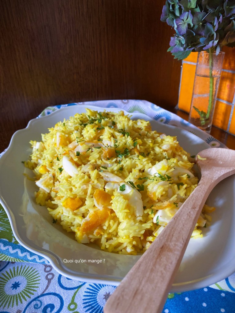 Riz à l'Indienne au Haddock