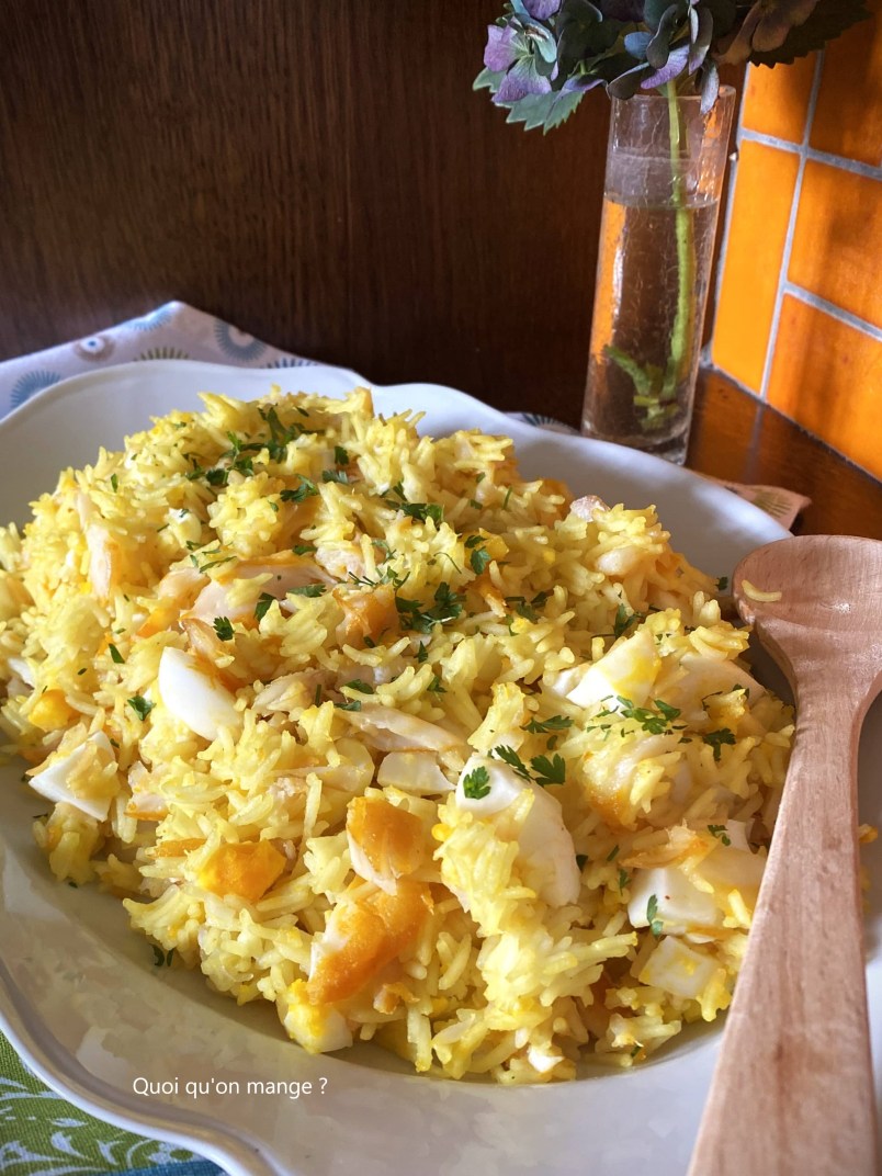 Riz à l'Indienne au Haddock