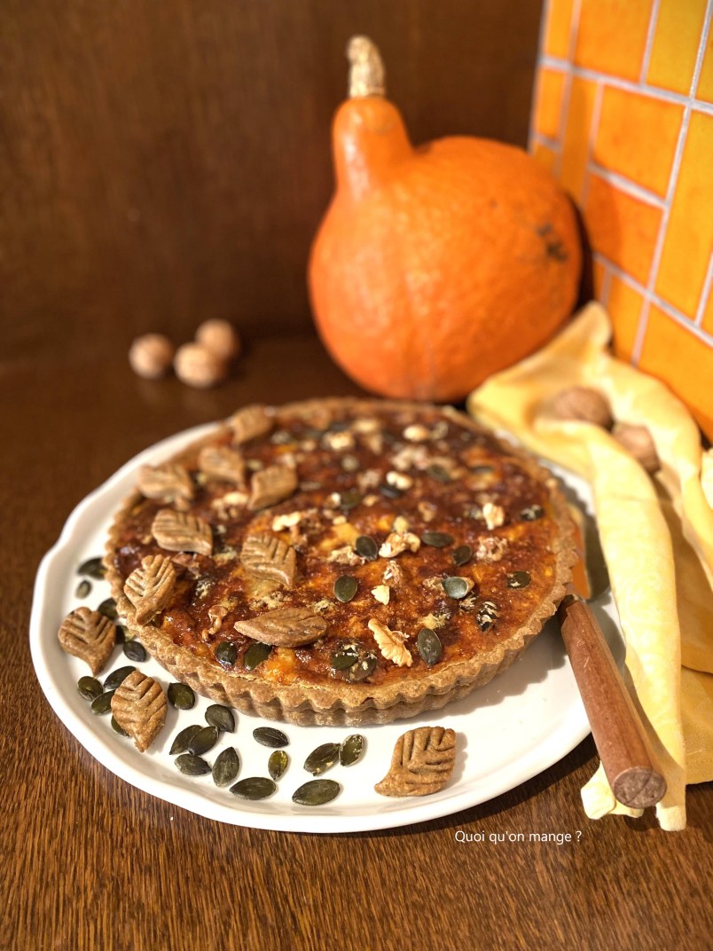 Tarte d'automne potimarron et bacon