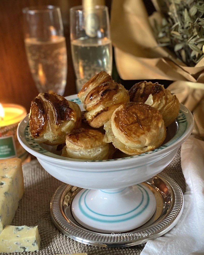 Mini Tourtes Fourme de Montbrison et Poire William