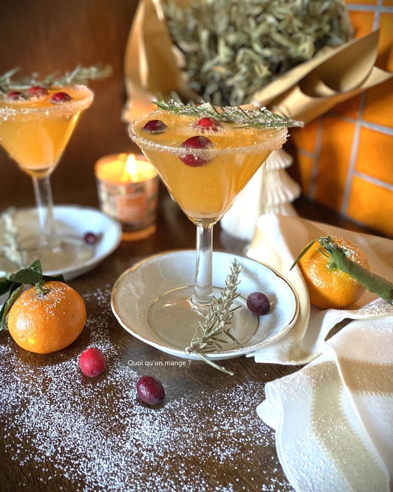 Vin pétillant façon mimosa