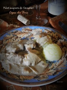 Filet mignon de sanglier, cèpes des bois
