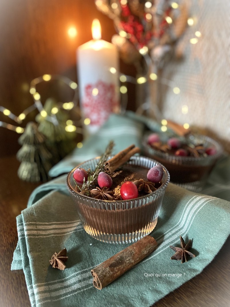 Pudding Chocolat sans cuisson