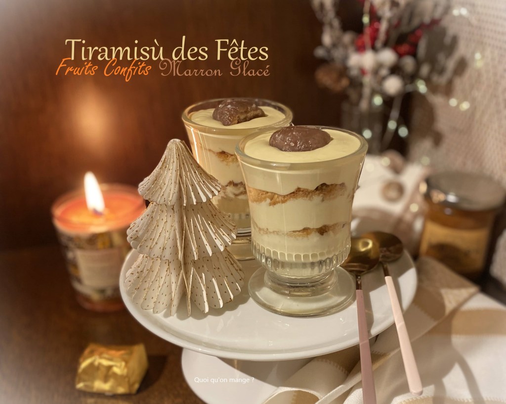 Tiramisù des Fêtes aux fruits&nbsp;confits