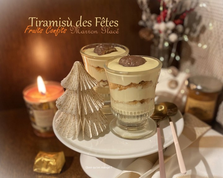 Tiramisù des Fêtes aux fruits&nbsp;confits