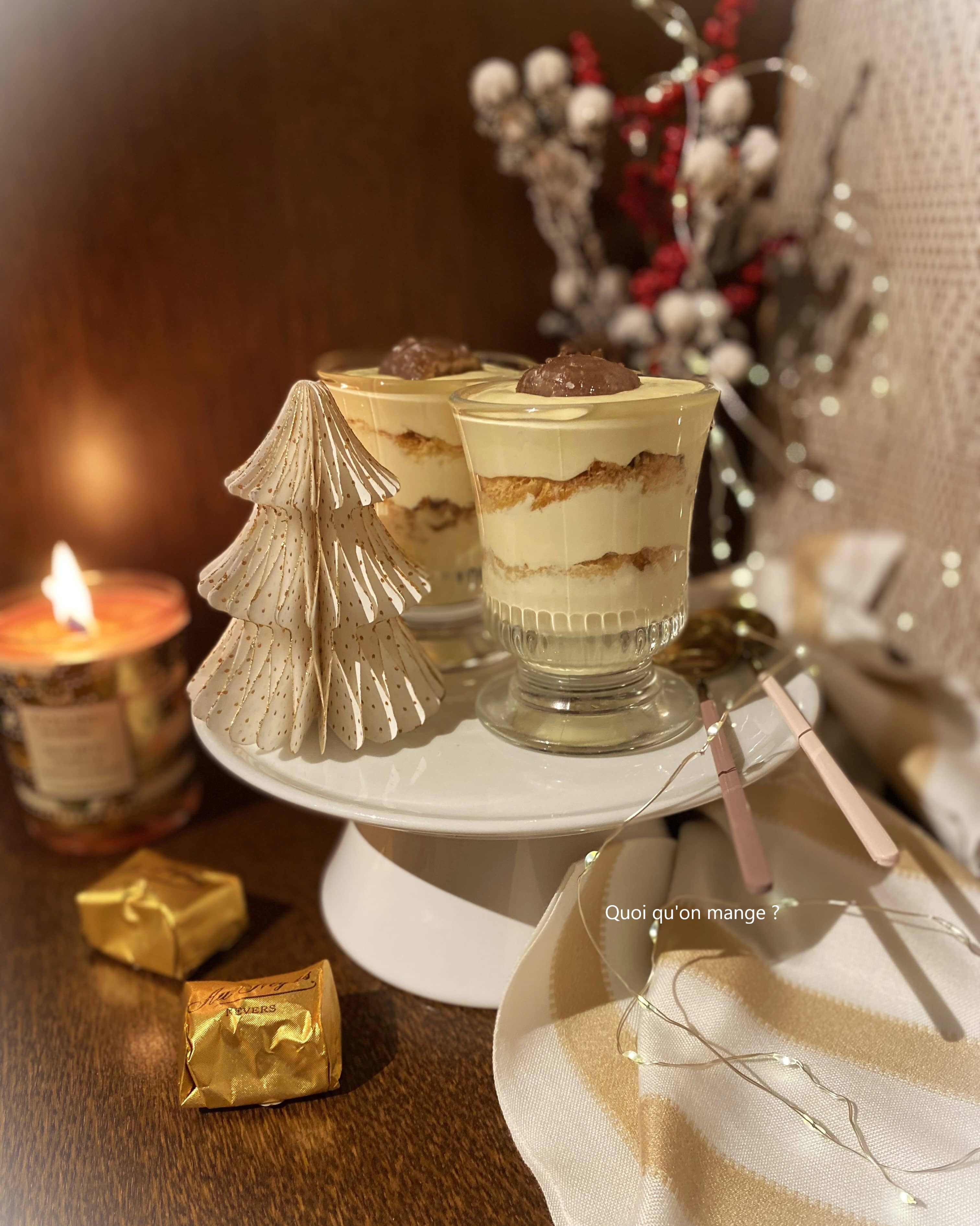 Tiramisù des Fêtes aux fruits confits