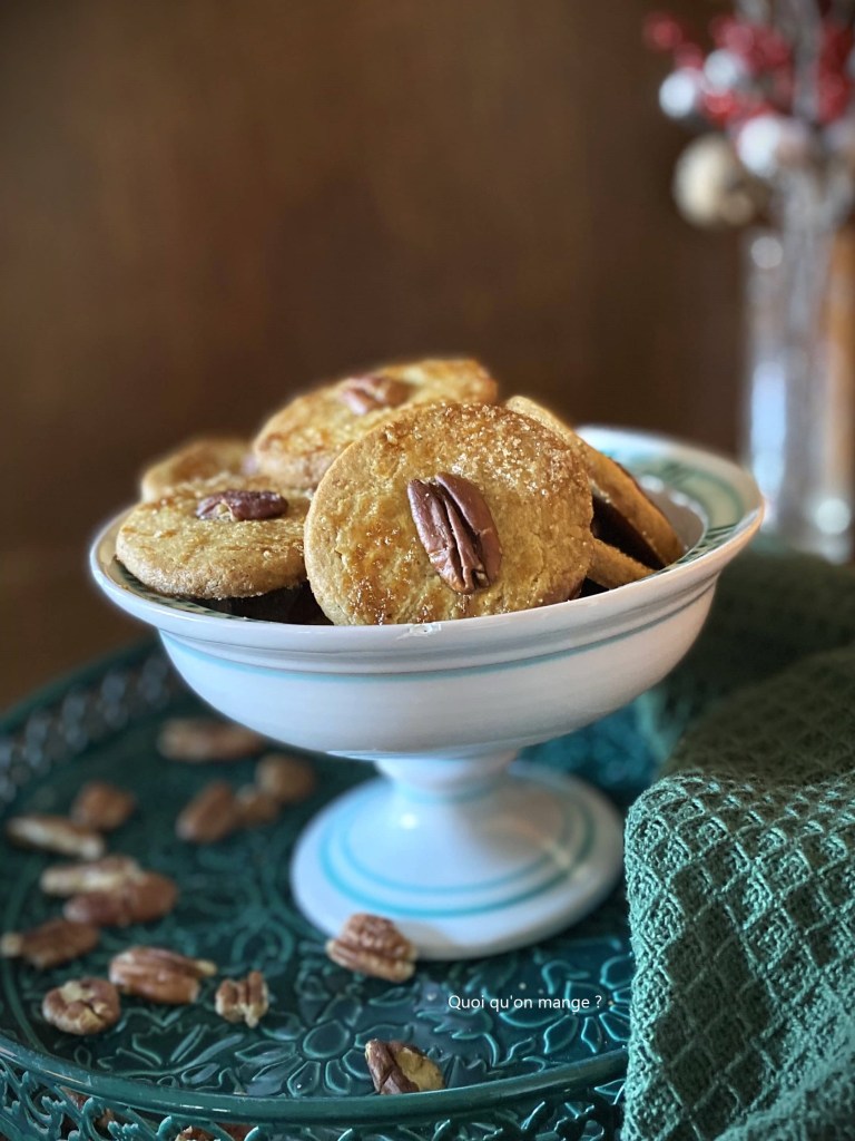 Sablés aux noix de Pécan et sirop d'érable