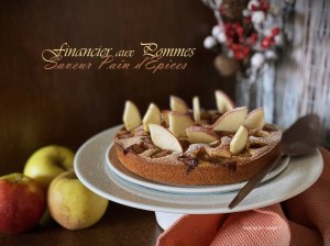 Financier aux pommes au bon goût du pain&nbsp;d&rsquo;épices