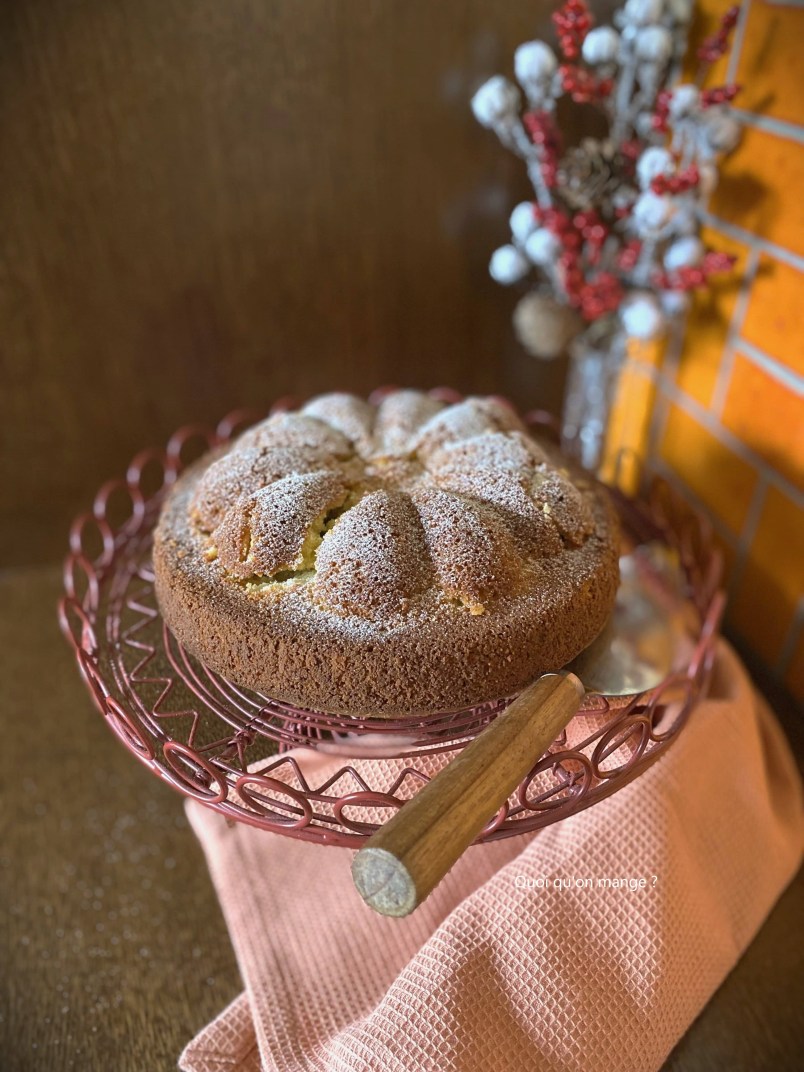 Gâteau aux amandes et fleur d'oranger