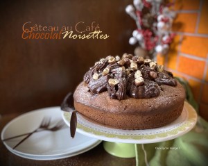 Gâteau facile au café, chocolat et&nbsp;noisettes