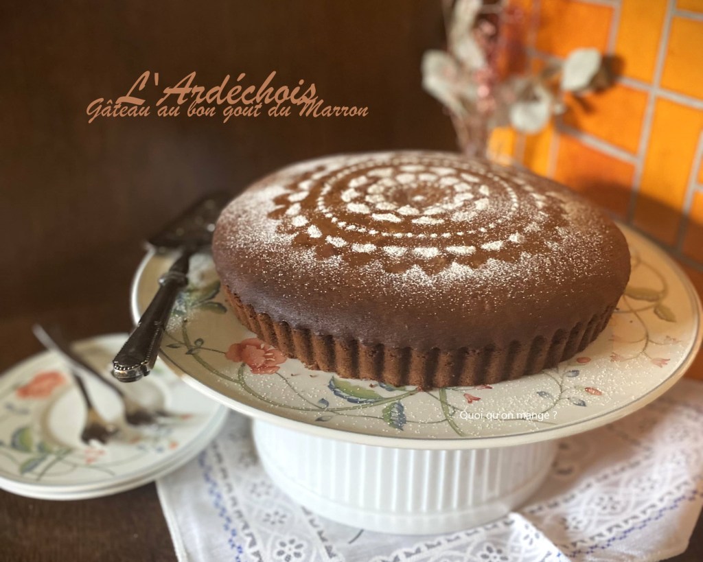 L&rsquo;Ardéchois ce gâteau au bon goût du&nbsp;marron