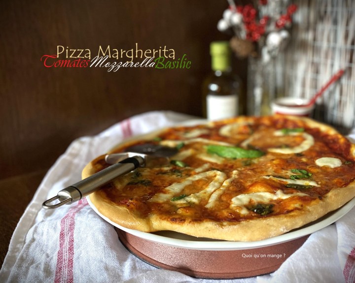 Pizza Margherita faite&nbsp;maison