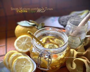 Sirop maison contre la toux au bon goût de miel ~ de citron et de&nbsp;thym