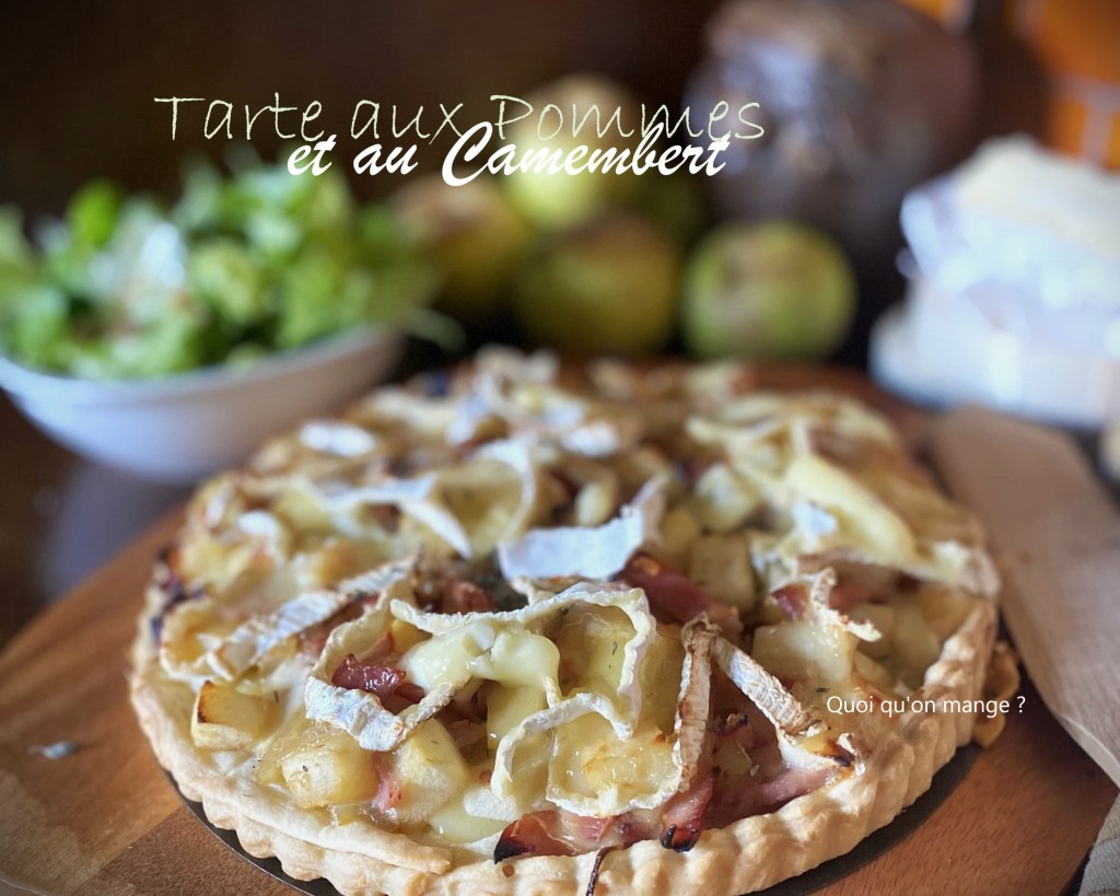 Tarte aux pommes et au&nbsp;Camembert