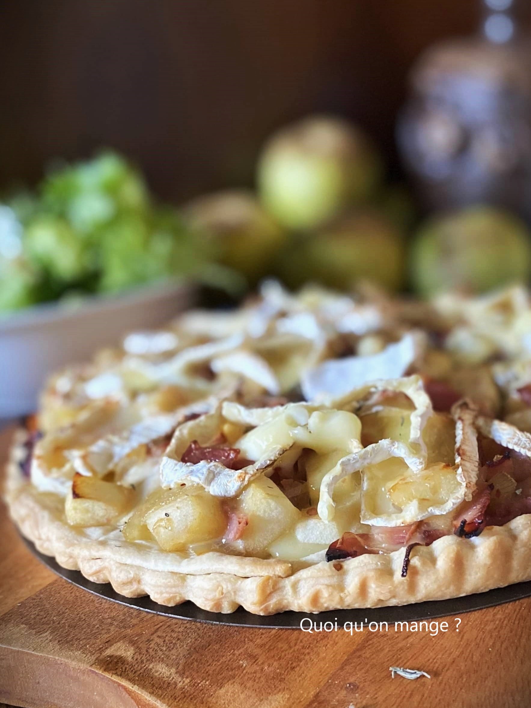 Tarte aux Pommes & au Camembert