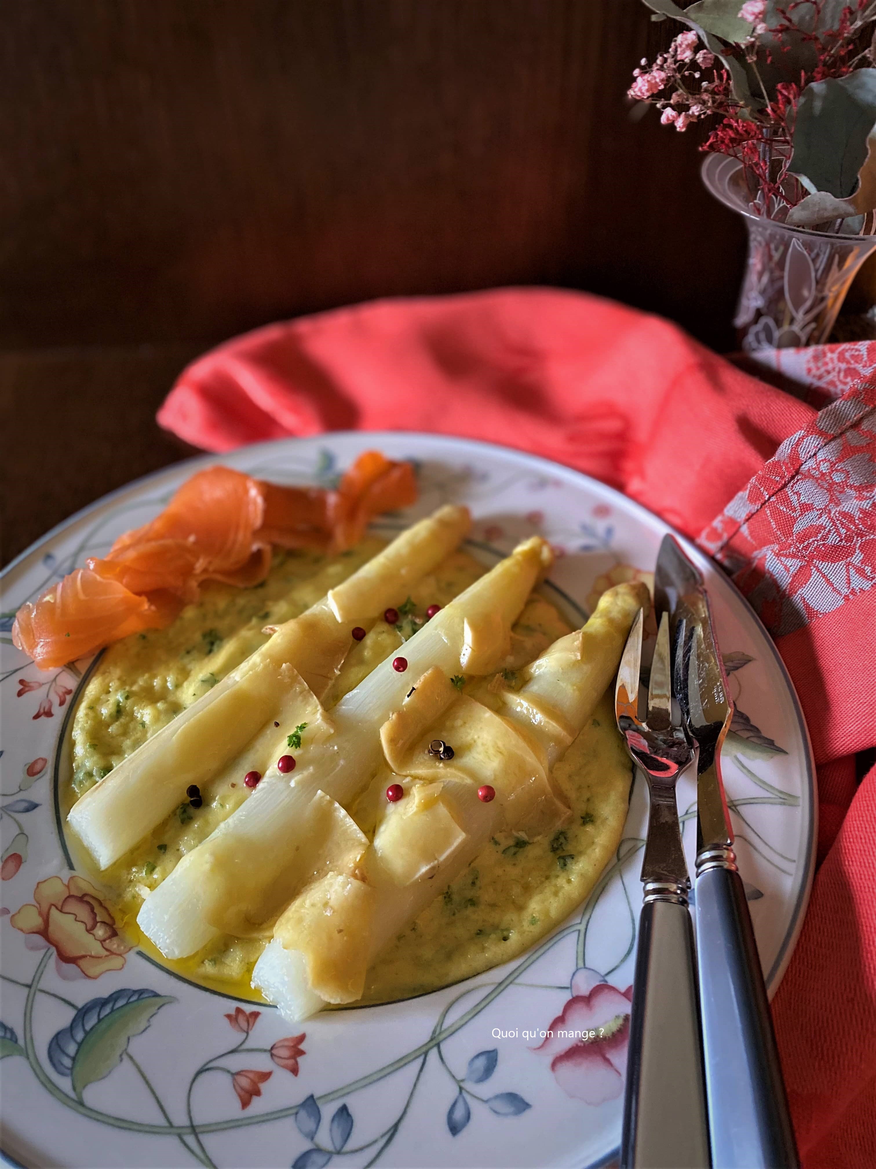 Asperges blanches au vieux Comté