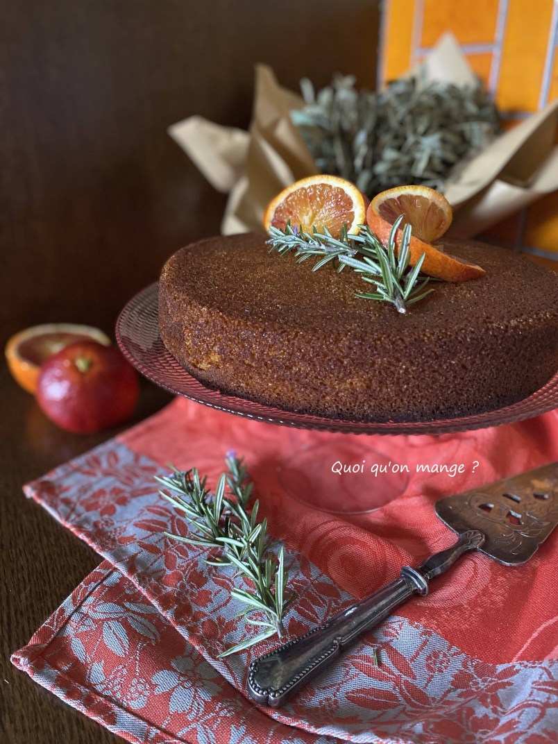 Gâteau de Polenta aux Oranges et au Miel