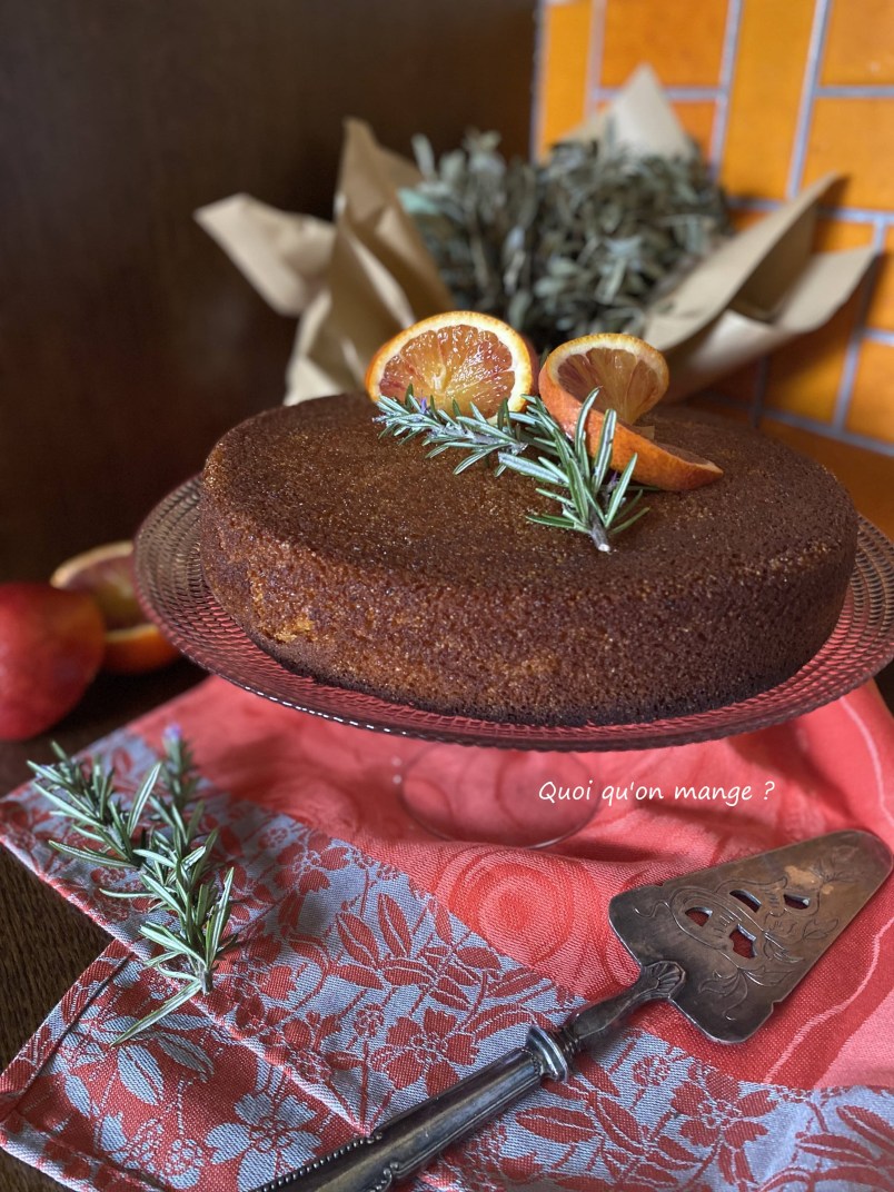Gâteau de Polenta aux Oranges et au Miel