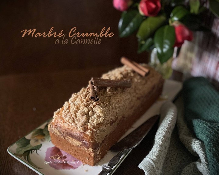 Marbré crumble à la&nbsp;cannelle