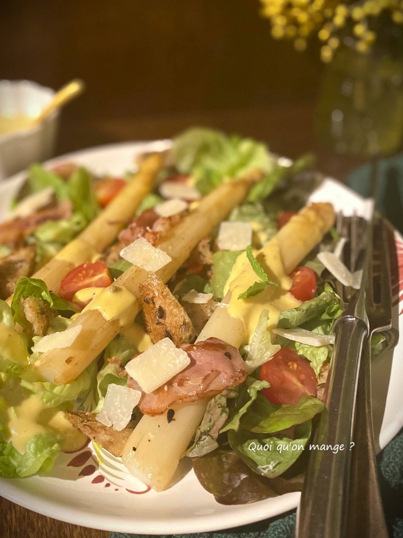 Asperges Blanches ~ Sauce Caesar