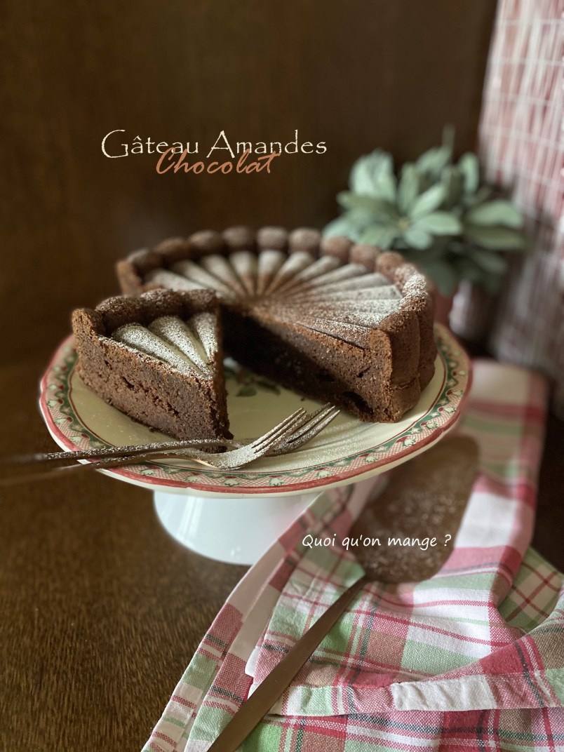 Gâteau amandes et Chocolat