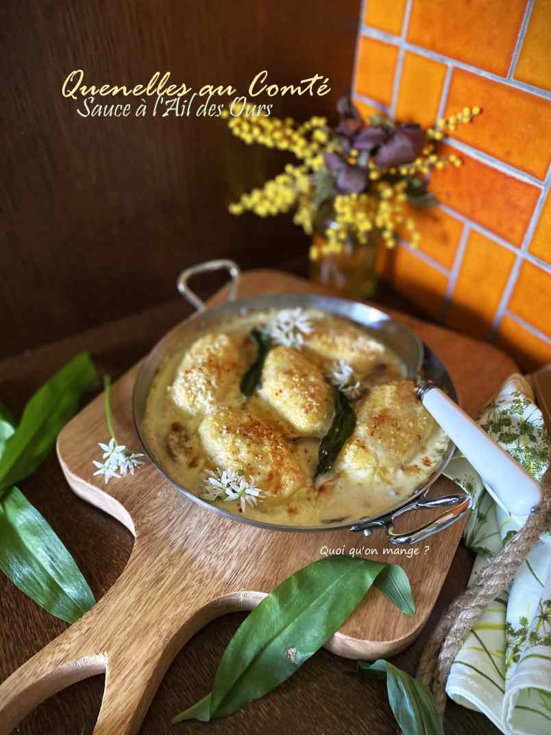 Quenelles maison au Comté - Sauce à l'Ail des Ours